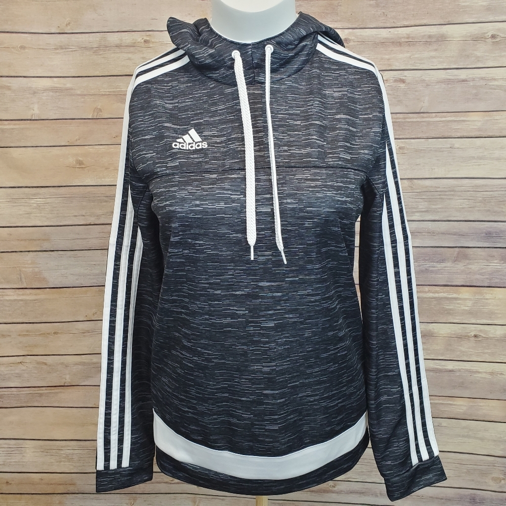 Adidas Climate Classic 3 Stripe Hoodie Sz.S